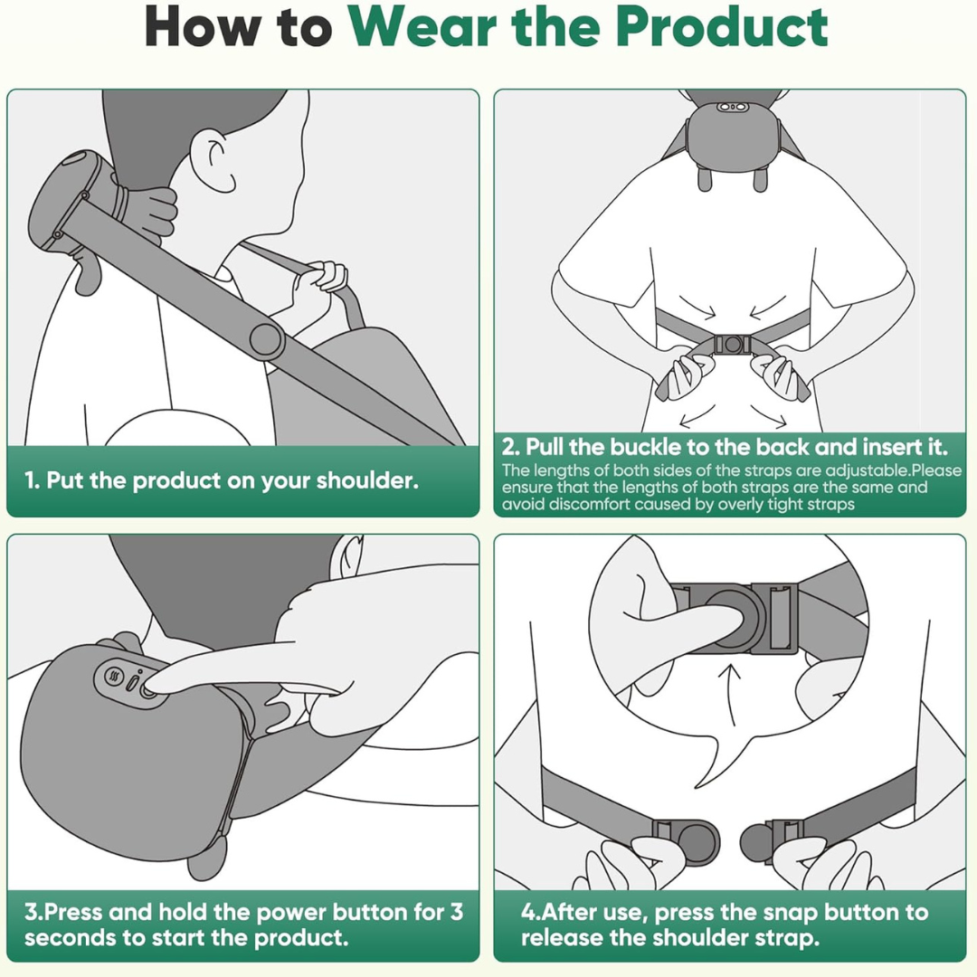 Premium Full-Body Heated Massager – Automatic Deep Tissue Therapy