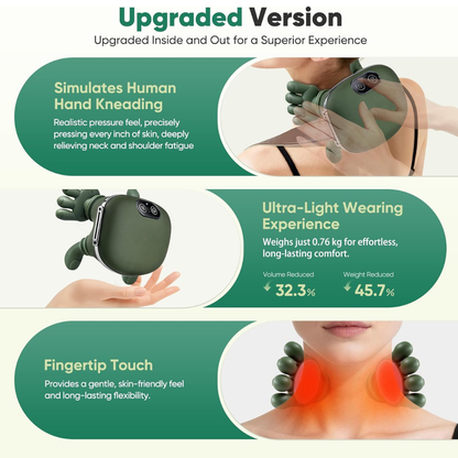 Premium Full-Body Heated Massager – Automatic Deep Tissue Therapy